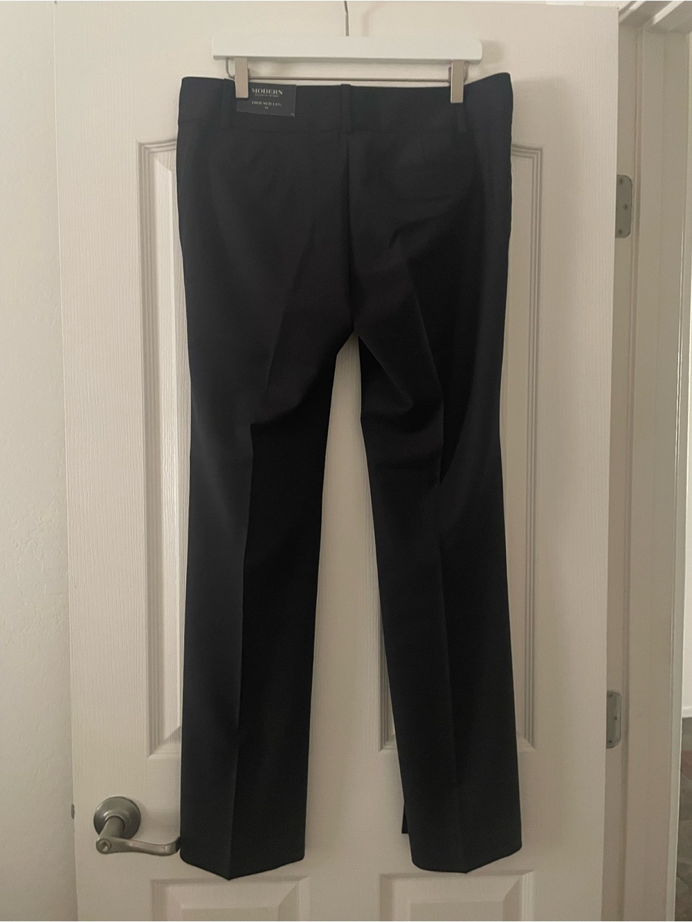 Ann Taylor Black Straight Leg Dress Trousers | Size 10 | NWT | Work Office - Picture 3 of 7